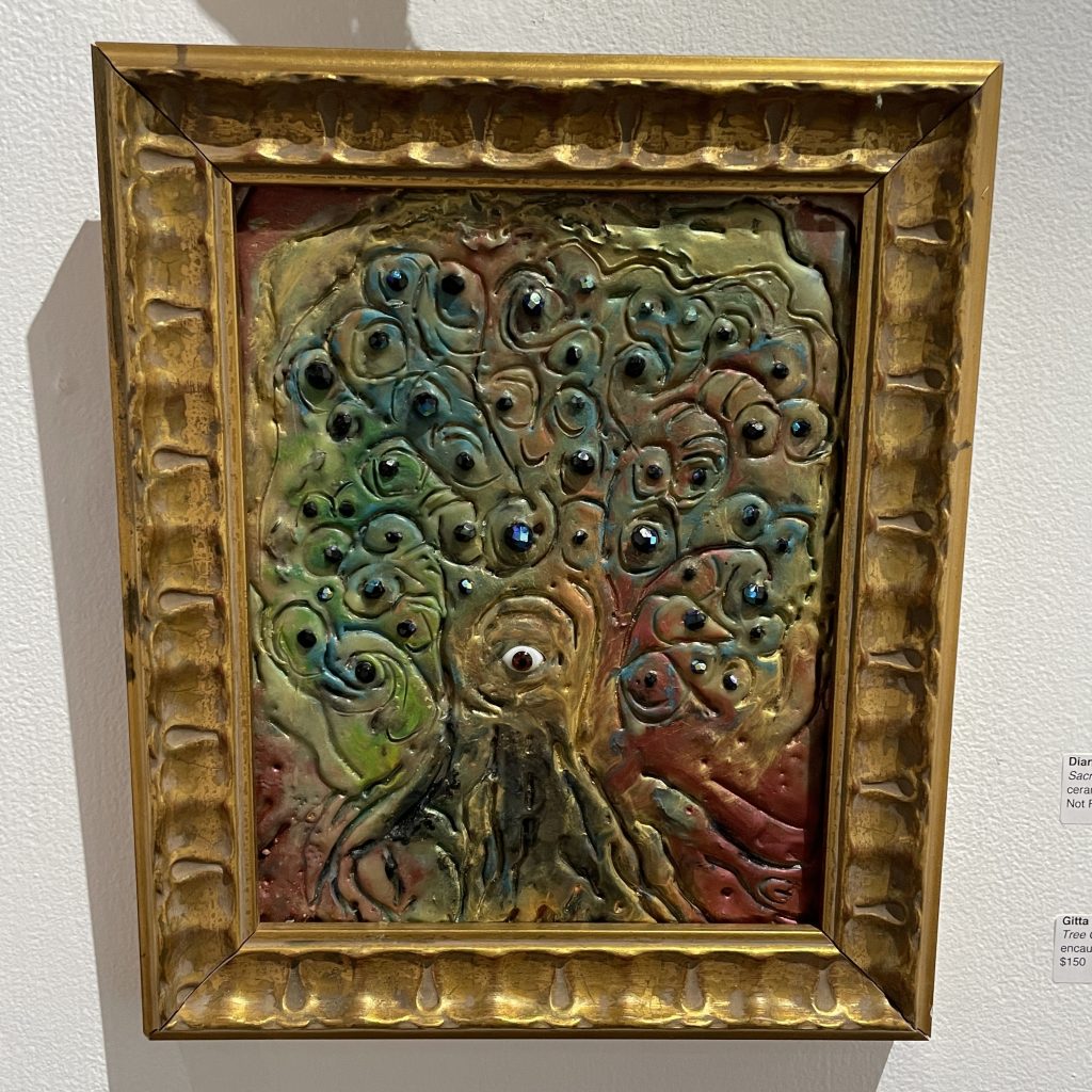 Gitta Brewster, "Tree Of Life", 2019, encaustic, $150