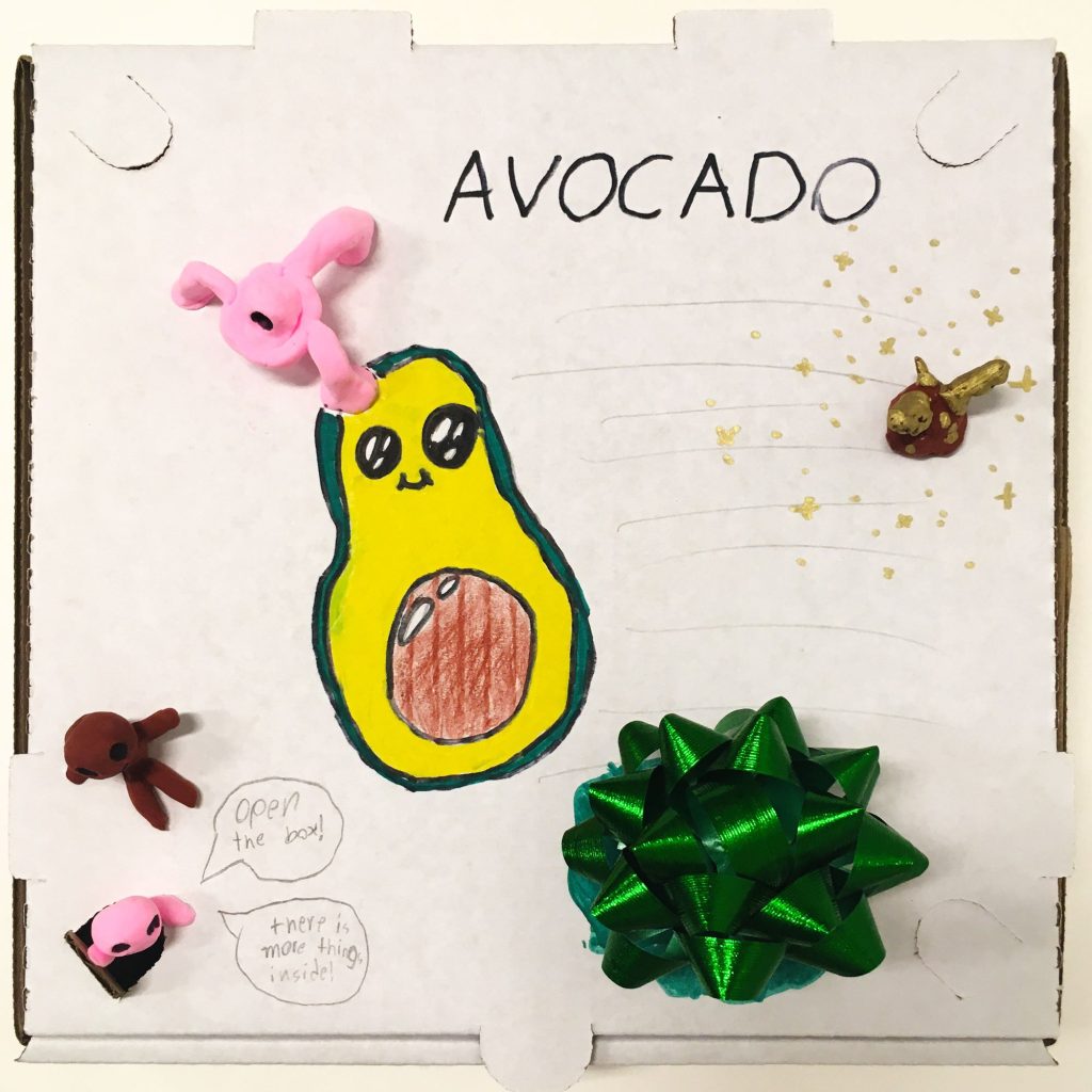 "Avocado" by Austin Jordan - Age 10 - Front