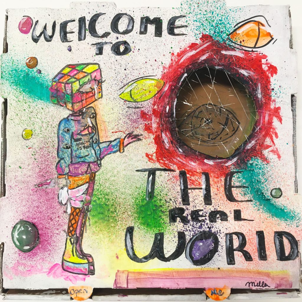 "The Real World" by Mila Schroeder - Age 12 - Front