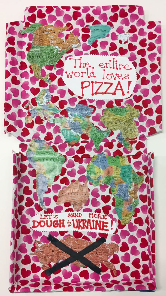 "World Loves Pizza" by Lauree Dassarian